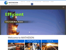 Tablet Screenshot of mathesongas.com